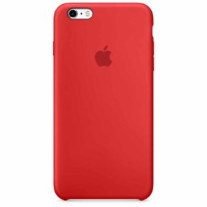 iPhone 6 Plus / 6s Plus Silicone Case - Red