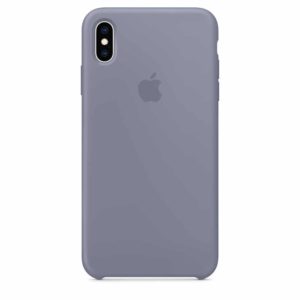 iPhone XS Max Silicone Case - Lavender Grey