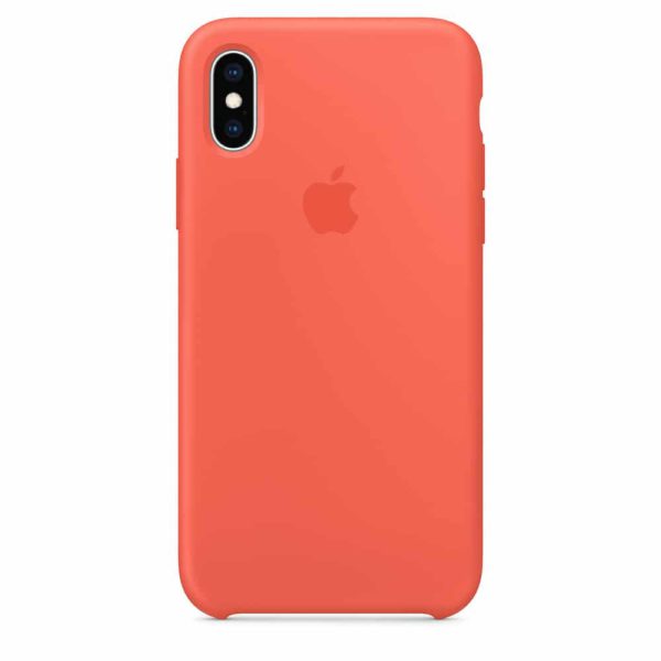 iPhone XS Silicone Case - Nectarine