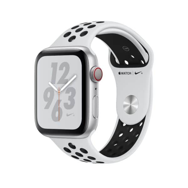 Apple Watch Nike+ Series 4 Silver Aluminium Case with Pure Platinum/Black Nike Sport Band