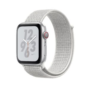 Apple Watch Nike+ Series 4 Silver Aluminium Case with Summit White Nike Sport Loop