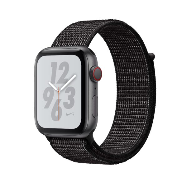 Apple Watch Nike+ Series 4 Space Grey Aluminium Case with Black Nike Sport Loop