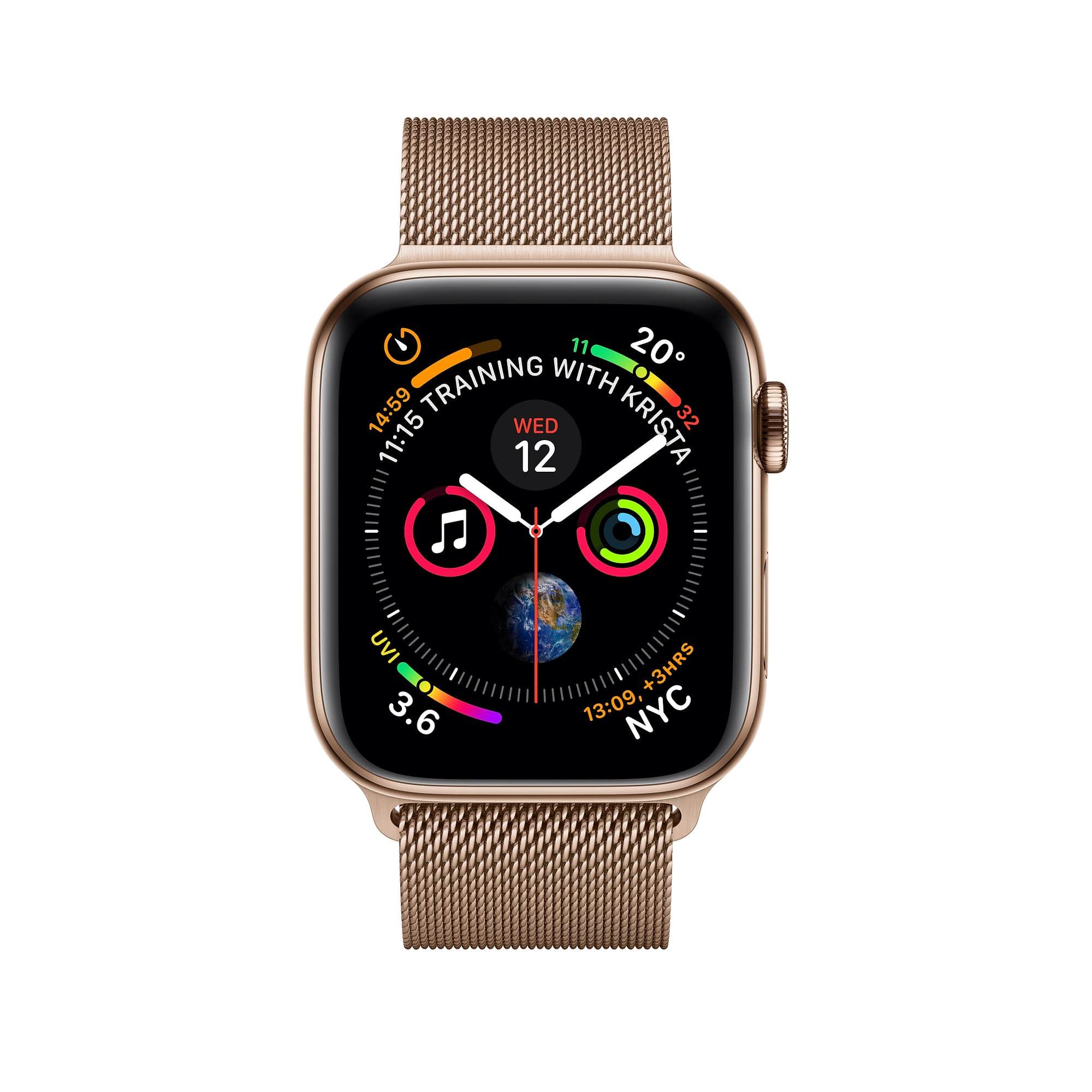 watch series 4 gold stainless steel