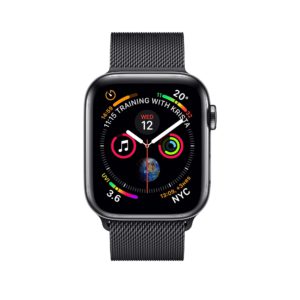 apple watch series 4 space black stainless steel