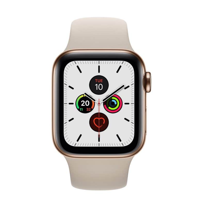 apple series 5 gold aluminum