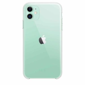 iPhone 11 clear case - green
