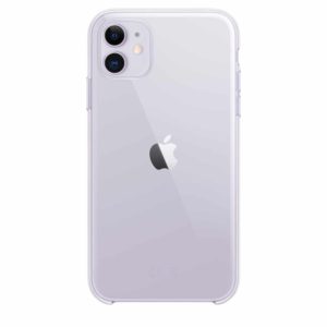 iPhone 11 clear case - purple