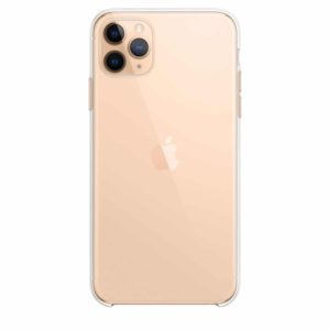 iPhone 11 Pro Max clear case - gold
