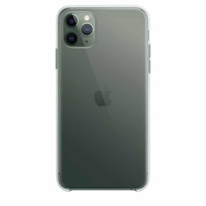 iPhone 11 Pro Max clear case - midnight green