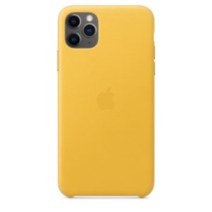 iPhone 11 Pro Max Leather Case - Meyer Lemon