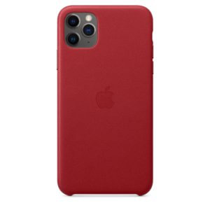 iPhone 11 Pro Max Leather Case - Product Red