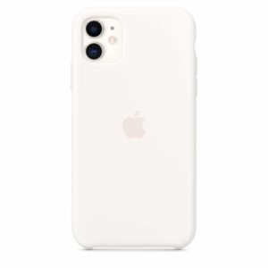 iPhone 11 Silicone Case - White - Back