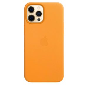 iPhone 12 Pro Max Leather Case with MagSafe - California Poppy