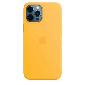 iPhone 12 Pro Max Silicone Case with MagSafe - Sunflower