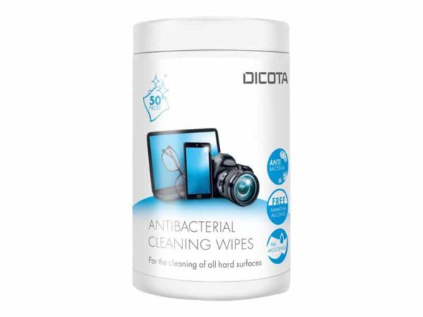 DICOTA Antibacterial Cleaning wipes for computers