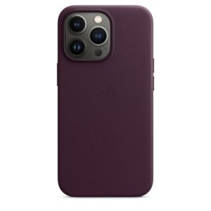 iPhone 13 Pro Leather Case with MagSafe - Dark Cherry