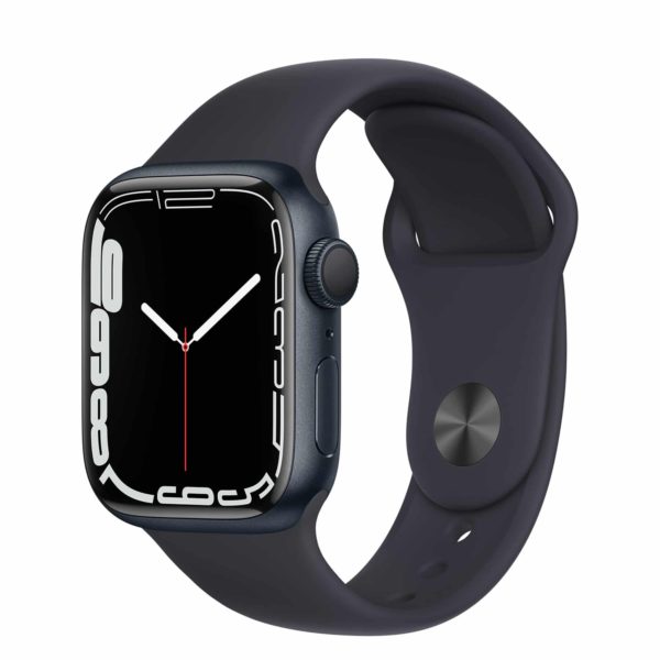 Apple Watch Series 7 Midnight Aluminium Case with Midnight Sport Band