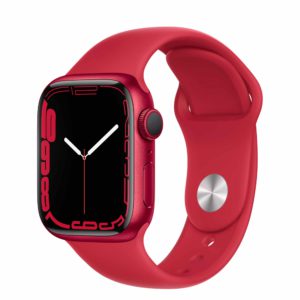 Apple Watch Series 7 (PRODUCT)RED Aluminium Case with (PRODUCT)RED Sport Band