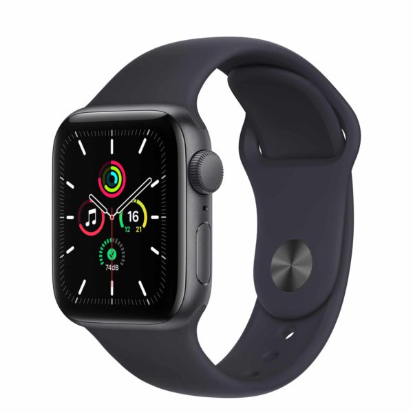 Apple Watch SE Space Grey Aluminium Case with Midnight Sport Band