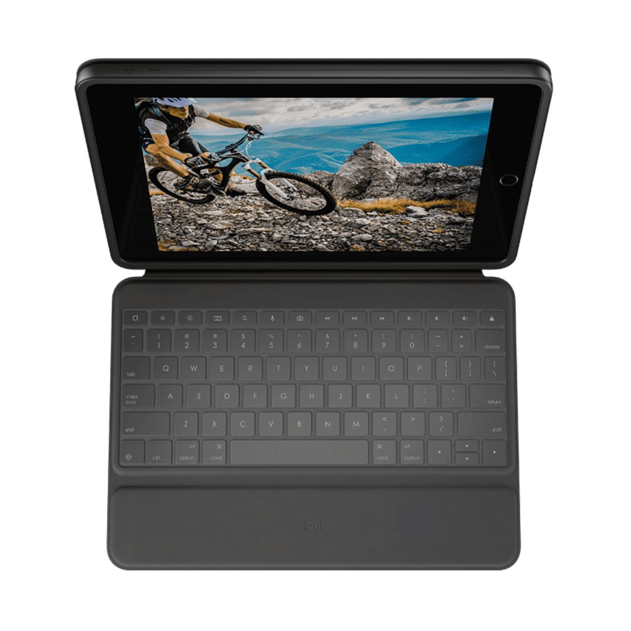 Logitech case with keyboard on iPad