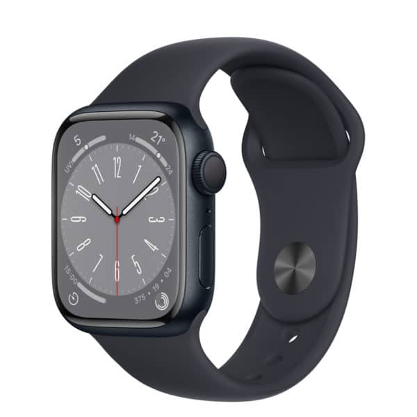 Apple Watch Series 8 Midnight Aluminium Case with Midnight Sport Band