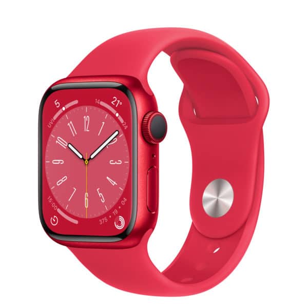 Apple Watch Series 8 (PRODUCT)RED Aluminium Case with (PRODUCT)RED Sport Band