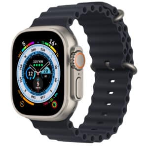 Apple Watch Ultra GPS + Cellular Titanium Case with Midnight Ocean Band