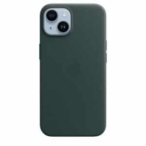 iPhone 14 Leather Case with MagSafe - Forest Green