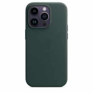 iPhone 14 Pro Leather Case with MagSafe - Forest Green