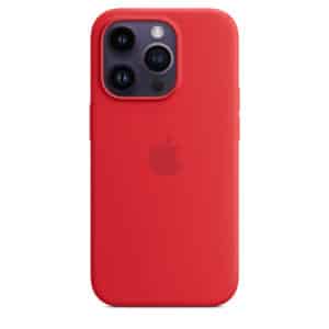iPhone 14 Pro Silicone Case with MagSafe - Product Red