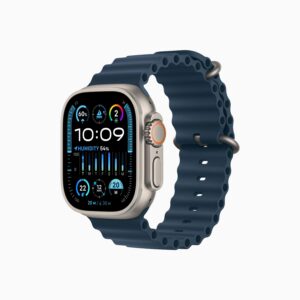 Apple Watch Ultra 2 GPS + Cellular Titanium Case with Blue Ocean Band