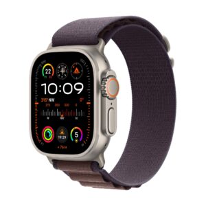 Apple Watch Ultra 2 GPS + Cellular Titanium Case with Indigo Alpine Loop