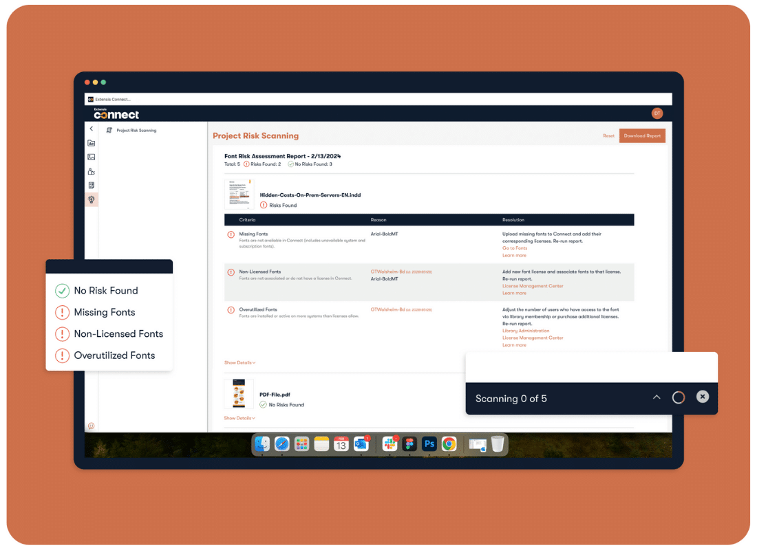 Project Risk Scanning Dashboard