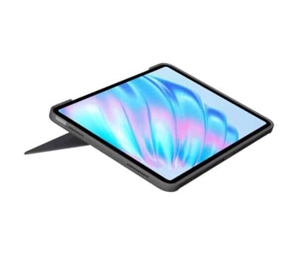 Logitech Combo Touch for iPad Air 11-inch (M2) - Case Stand Angled Lower