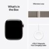 Apple Watch Series 10 GPS + Cellular Natural Titanium Case with Natural Milanese Loop