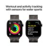 Apple Watch Series 10 GPS + Cellular Slate Titanium Case with Slate Milanese Loop