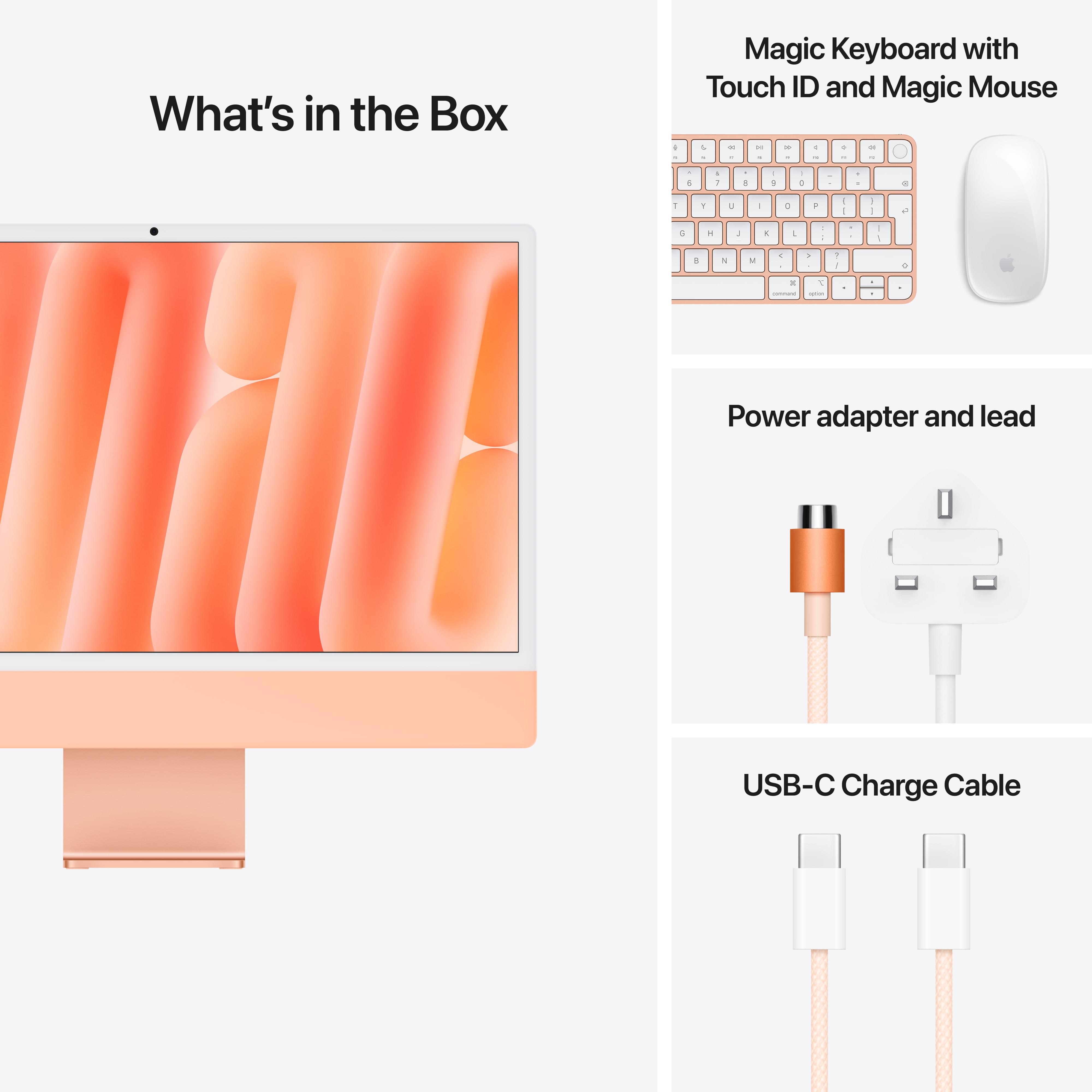 iMac 24″ – Orange M4 10-core CPU, 10-core GPU 256GB | Sync