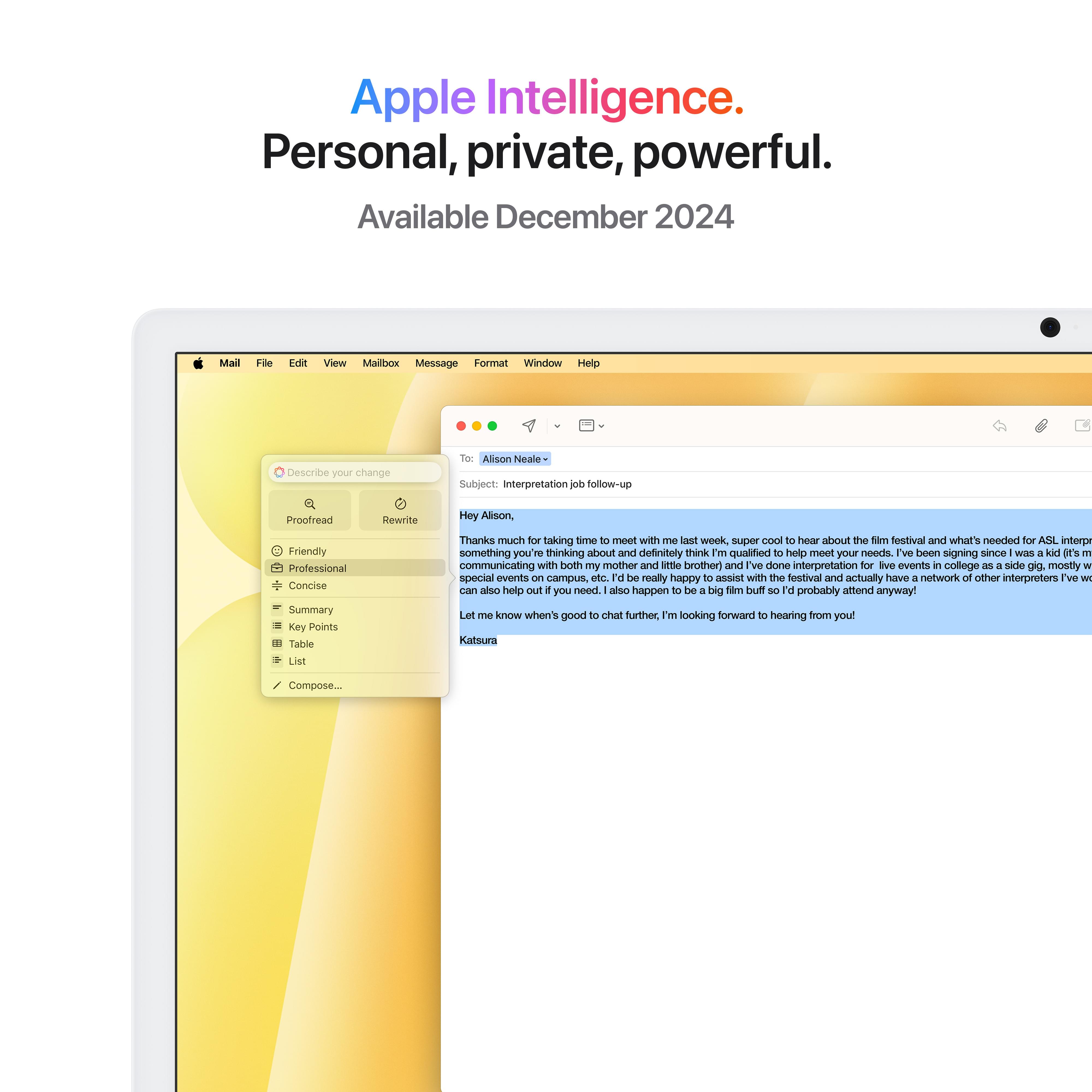 iMac 24″ – Yellow M4 10-core CPU,10-core GPU 256GB | Sync