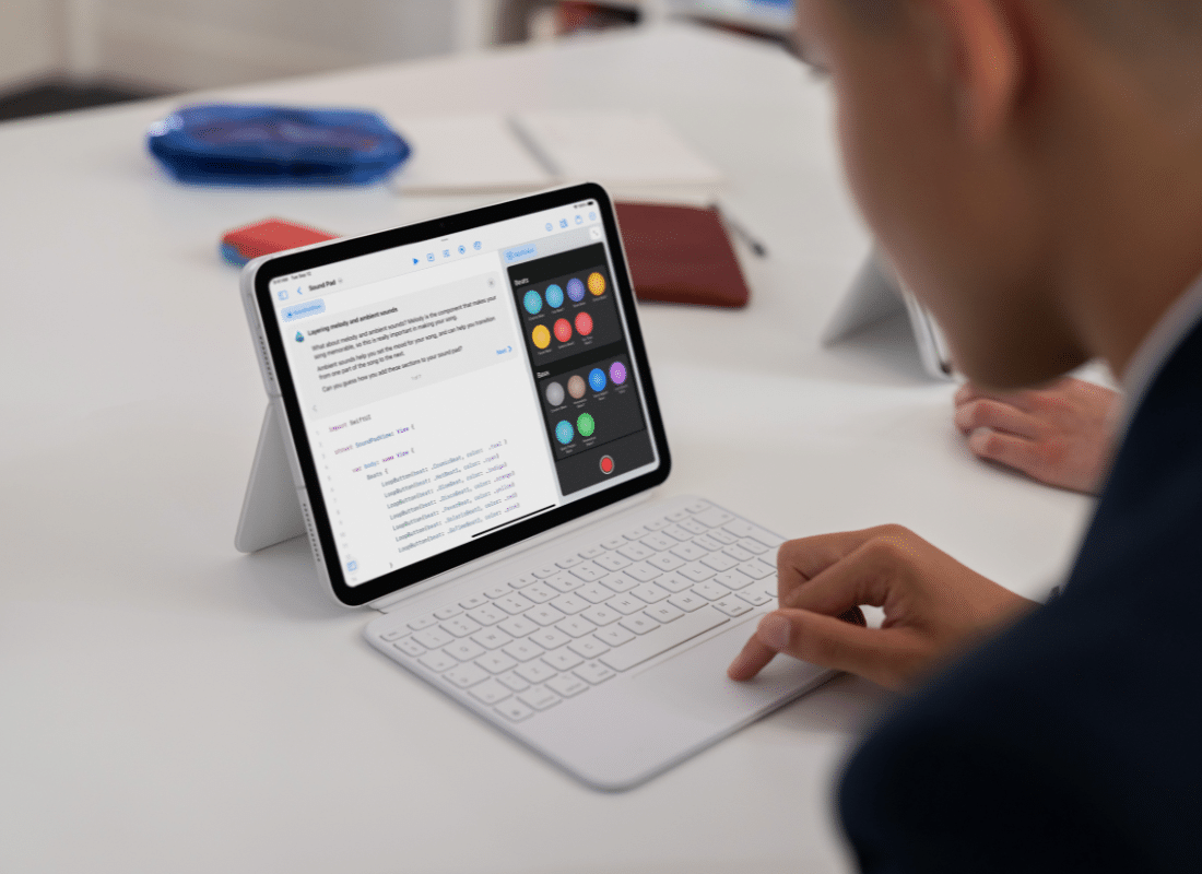 iPad in use in the classroom