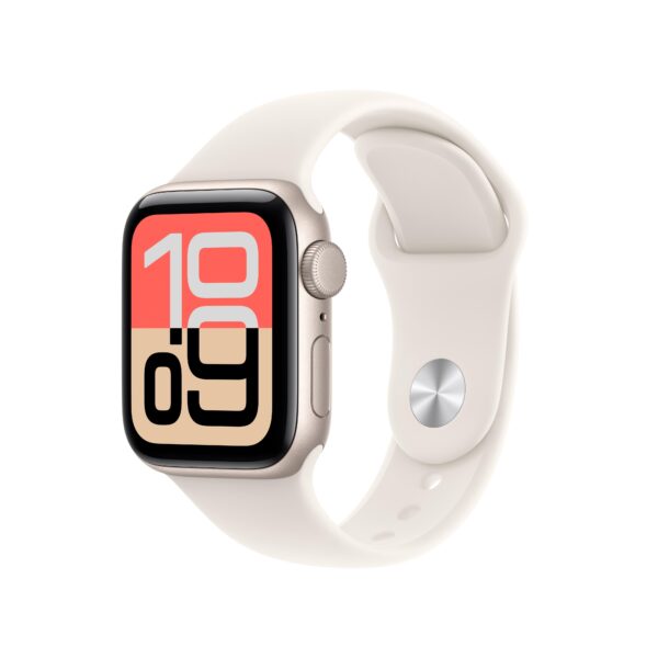 Apple Watch SE 3 GPS 40mm Starlight Aluminium Case with Starlight Sport Band