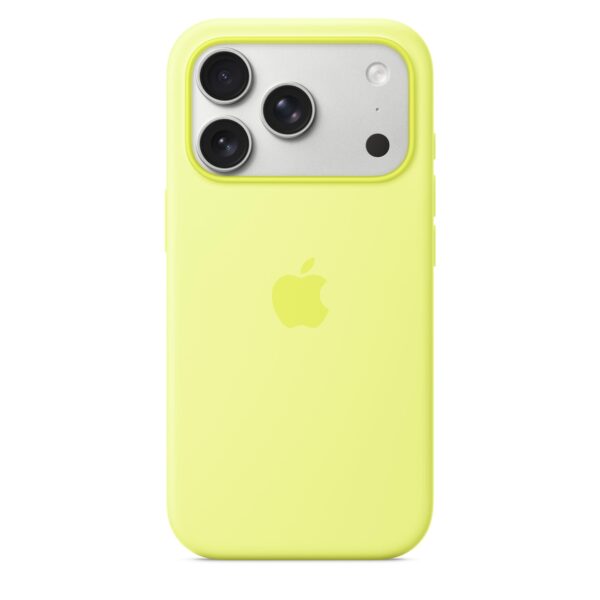 iPhone 17 Pro - Silicone Case with MagSafe Neon Yellow